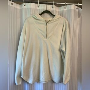 H & M Quarter Zip Hooded Fleece - Size XXL